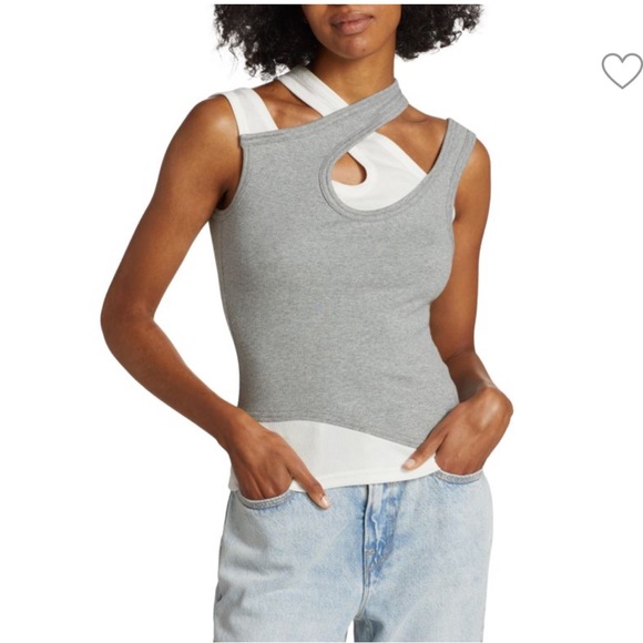 Monse Double Layer Tank Top